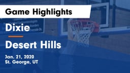 Dixie  vs Desert Hills  Game Highlights - Jan. 21, 2020