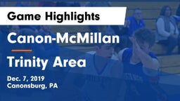Canon-McMillan  vs Trinity Area  Game Highlights - Dec. 7, 2019