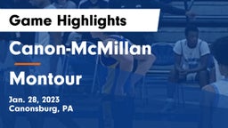 Canon-McMillan  vs Montour  Game Highlights - Jan. 28, 2023