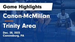 Canon-McMillan  vs Trinity Area  Game Highlights - Dec. 28, 2023