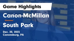 Canon-McMillan  vs South Park  Game Highlights - Dec. 20, 2023