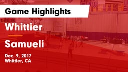 Whittier  vs Samueli Game Highlights - Dec. 9, 2017
