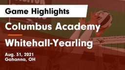 Columbus Academy  vs Whitehall-Yearling Game Highlights - Aug. 31, 2021