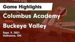 Columbus Academy  vs Buckeye Valley Game Highlights - Sept. 9, 2021