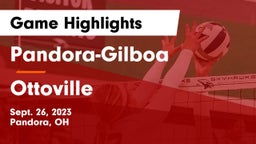 Pandora-Gilboa  vs Ottoville  Game Highlights - Sept. 26, 2023
