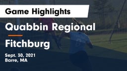 Quabbin Regional  vs Fitchburg  Game Highlights - Sept. 30, 2021