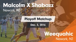 Matchup: Shabazz vs. Weequahic  2016