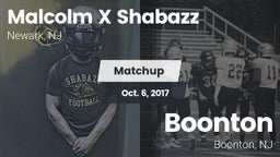 Matchup: Shabazz vs. Boonton  2017