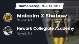 Recap: Malcolm X Shabazz   vs. Newark Collegiate Academy  2017