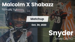 Matchup: Shabazz vs. Snyder  2020