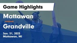 Mattawan  vs Grandville  Game Highlights - Jan. 31, 2023