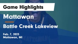 Mattawan  vs Battle Creek Lakeview  Game Highlights - Feb. 7, 2023