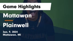 Mattawan  vs Plainwell  Game Highlights - Jan. 9, 2024
