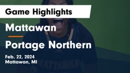 Mattawan  vs Portage Northern  Game Highlights - Feb. 22, 2024