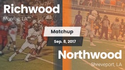 Matchup: Richwood  vs. Northwood  2017