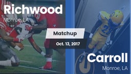 Matchup: Richwood  vs. Carroll  2017