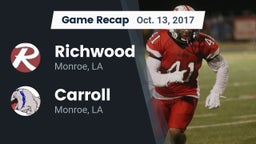 Recap: Richwood  vs. Carroll  2017