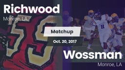 Matchup: Richwood  vs. Wossman  2017