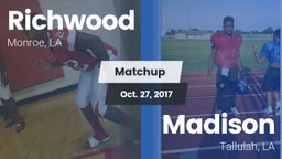Matchup: Richwood  vs. Madison  2017