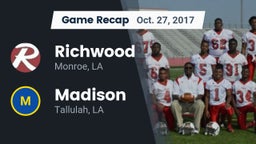 Recap: Richwood  vs. Madison  2017
