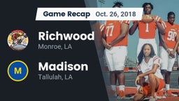 Recap: Richwood  vs. Madison  2018