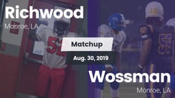 Matchup: Richwood  vs. Wossman  2019