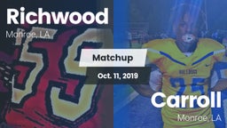 Matchup: Richwood  vs. Carroll  2019