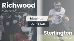 Matchup: Richwood  vs. Sterlington  2020
