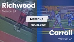 Matchup: Richwood  vs. Carroll  2020