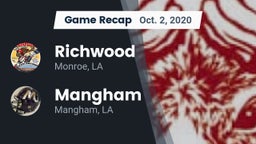 Recap: Richwood  vs. Mangham  2020