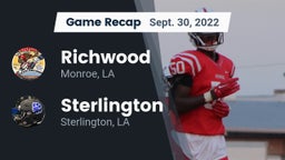 Recap: Richwood  vs. Sterlington  2022
