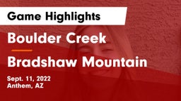 Boulder Creek  vs Bradshaw Mountain  Game Highlights - Sept. 11, 2022
