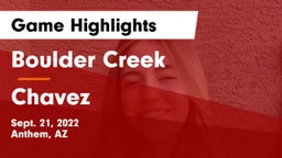 Boulder Creek  vs Chavez  Game Highlights - Sept. 21, 2022