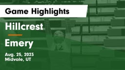 Hillcrest   vs Emery  Game Highlights - Aug. 25, 2023