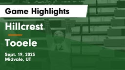 Hillcrest   vs Tooele Game Highlights - Sept. 19, 2023