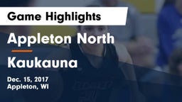 Appleton North  vs Kaukauna  Game Highlights - Dec. 15, 2017