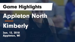 Appleton North  vs Kimberly  Game Highlights - Jan. 12, 2018