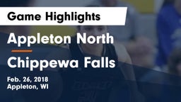 Appleton North  vs Chippewa Falls  Game Highlights - Feb. 26, 2018