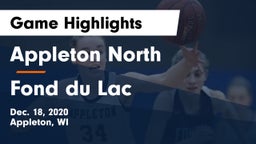 Appleton North  vs Fond du Lac  Game Highlights - Dec. 18, 2020