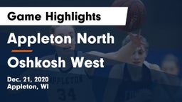 Appleton North  vs Oshkosh West  Game Highlights - Dec. 21, 2020