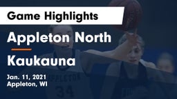 Appleton North  vs Kaukauna  Game Highlights - Jan. 11, 2021