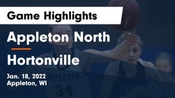 Appleton North  vs Hortonville  Game Highlights - Jan. 18, 2022