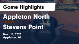 Appleton North  vs Stevens Point  Game Highlights - Nov. 16, 2023