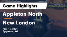 Appleton North  vs New London  Game Highlights - Jan. 16, 2024