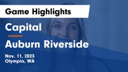 Capital  vs Auburn Riverside Game Highlights - Nov. 11, 2023
