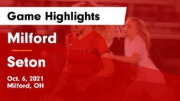 Milford  vs Seton Game Highlights - Oct. 6, 2021