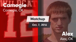 Matchup: Carnegie  vs. Alex  2016