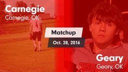 Matchup: Carnegie  vs. Geary  2016