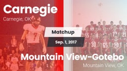Matchup: Carnegie  vs. Mountain View-Gotebo  2017