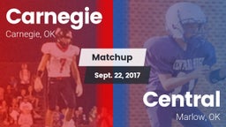 Matchup: Carnegie  vs. Central  2017